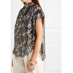 Isabel Marant | Imany draped silk jacquard NWT size 4